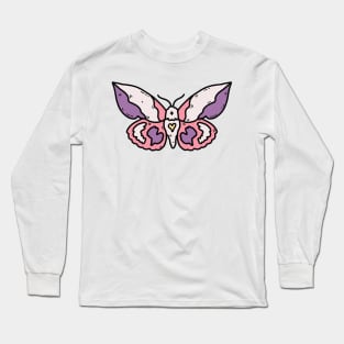 sapphic moth Long Sleeve T-Shirt